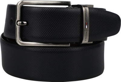 

Tommy Hilfiger Men Black Genuine Leather Reversible Belt, Brown / black