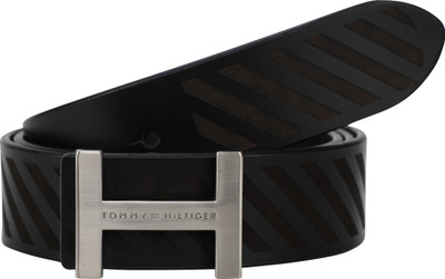 

Tommy Hilfiger Men Black Genuine Leather Belt