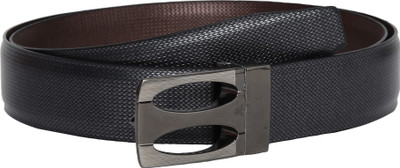 

Pacific Gold Men Formal, Casual, Party Black, Brown Artificial Leather Reversible Belt