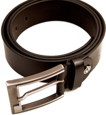 

Zeolix Men Casual Black Genuine Leather Belt