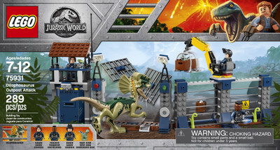 

Lego Dilophosaurus Outpost Attack (289 Pcs)(Multicolor)