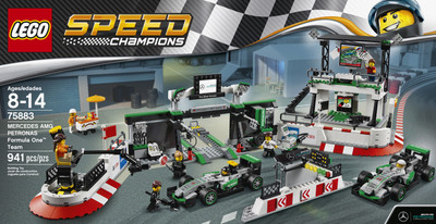 

Lego MERCEDES AMG PETRONAS Formula One™ Team (941 Pcs)(Multicolor)