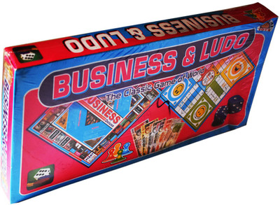 

Deal4Online Multi Player 2 In 1 Portable Business & Ludo Board Game