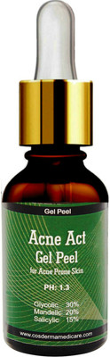 

Cosderma Salicylic Acid Peel with Mandelic Acid Acne clearing Oil control Open pore reduction Pigmentation Removal(130 ml)