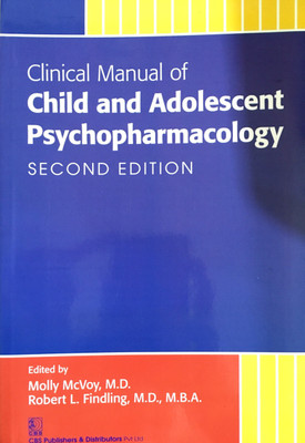 Clinical Manual Of Child And Adolescent Psychopharmacology(English, Paperback, Mcvoy M)