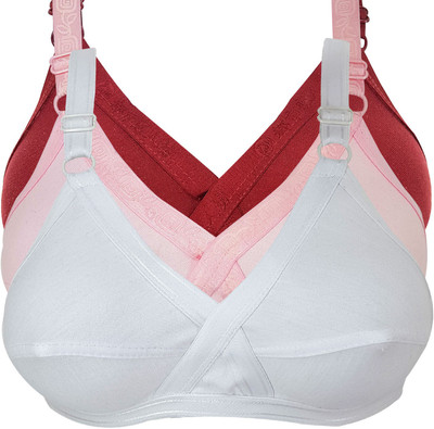 X-WELL Women Full Coverage Non Padded Bra(Multicolor)
