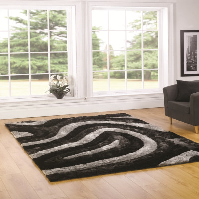 

Presto Black Polyester Carpet(180 cm X 270 cm)