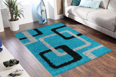 

Presto Blue Polyester Carpet(90 cm X 150 cm)