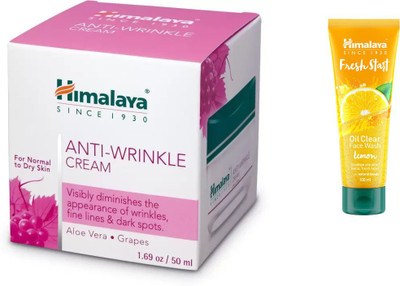 

Himalaya anti wrinkle cream, Fresh Start Oil Clear lemon Face Wash(Set of 2)