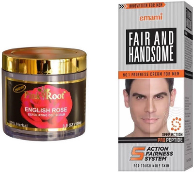 

Pink Root English Rose 100gm, Emami Fair & Handsome 30g(Set of 2)