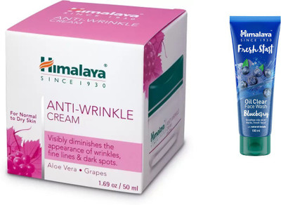 

Himalaya anti wrinkle cream, Fresh Start Oil Clear Blueberry Face Wash(Set of 2)