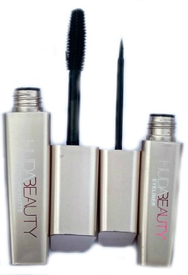 

Huda Beauty NEW LONG LASTING EYELINER AND MASCARA WATERPROOF,SMUDGEPROOF(Set of 2)