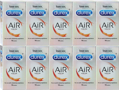 Durex Air Ultra Thin Condom(Set of 10, 100S)