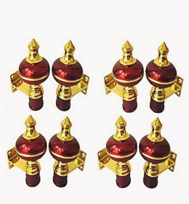 GROWNIX Red Rod Rail Bracket Metal(Pack of 8)