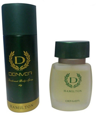 

Denver Hamilton gift box Perfume Body Spray - For Men & Women(210 ml, Pack of 2)