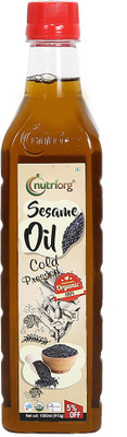 

Nutriorg Sesame Oil 1000ml Sesame Oil Plastic Bottle(1000 ml)