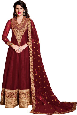BaiRagi Anarkali Gown(Maroon)