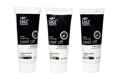 

Sage Herbals Deep Cleaning Peel Off Face Mask With Charcoal Extracts(330 ml)