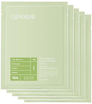 

Cremorlab WITCH HAZEL PORE TIGHTENING MASK - T.E.N. Water / 25g x 5ea(125 g)