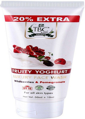 

TBC FRUITY YOGHURT LUXURY FACE WASH WITH WILDBERRIES & POMEGRANTE Face Wash(60 ml)