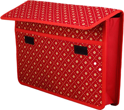 

ZesTale Jute Document Folder Bag(Set Of 1, Red)