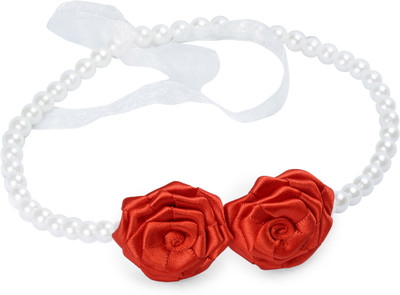

Aarushi creations Dual red rose tiara Hair Band, Head Band(Red, White)