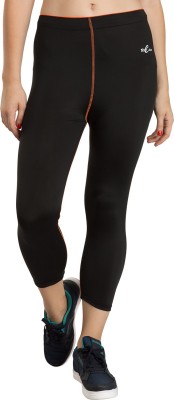 Burdy Ankle Length  Western Wear Legging(Black, Solid)