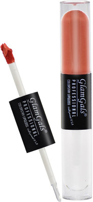 

GlamGals Matte & Glossy Colour Stay Dual Lip gloss(8 ml, Rust)