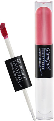 GlamGals Matte & Glossy Colour Stay Dual Lip gloss(8 ml, Pink Martini)
