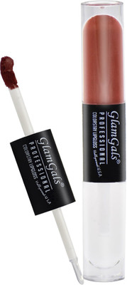 

GlamGals Matte & Glossy Colour Stay Dual Lip gloss(8 ml, Cherry Red)
