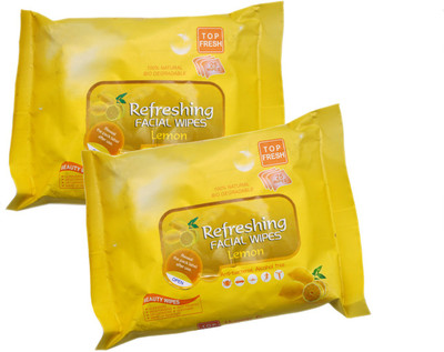 

One Personal Care Refreshing Facial Wipes | Lemon * Makeup Remover(150 g)
