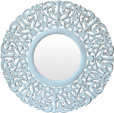 

The Urban Store TUS-MR-26 Decorative Mirror(Round Finish : Antique White, Shabby White)