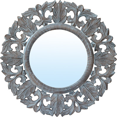 

The Urban Store TUS-MR-22 Decorative Mirror(Round Finish : Antique Finish, Shabby Finish, White Wash Finish)
