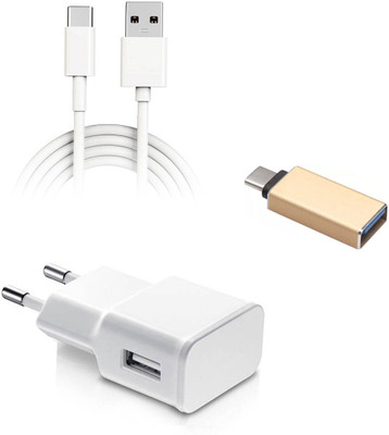 DAKRON Wall Charger Accessory Combo for Motorola Moto Z Play(White)