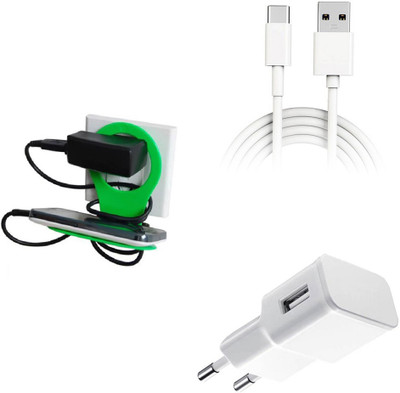 DAKRON Wall Charger Accessory Combo for Coolpad Cool Play 6(White)