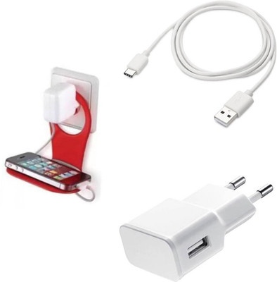DAKRON Wall Charger Accessory Combo for Honor 8 Pro(White)