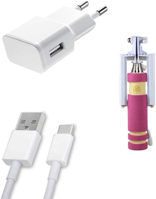 DAKRON Wall Charger Accessory Combo for Samsung Galaxy C9 Pro(Multicolor)