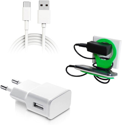 DAKRON Wall Charger Accessory Combo for Motorola Moto Z Play(White)