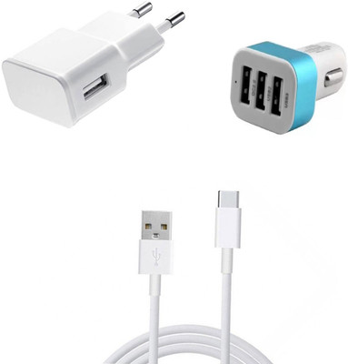 DAKRON Wall Charger Accessory Combo for Honor 8 Pro(White)