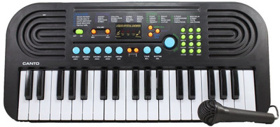 

Paradise super musical canto keyboard piano for kids(Black)
