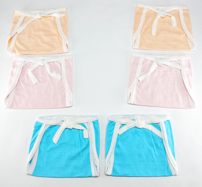 

Aayat Kids Comfort Skin Friendly New Born  Size Multi-Colourful Plain Hosiery Cotton Single Trap S1, Multicolor