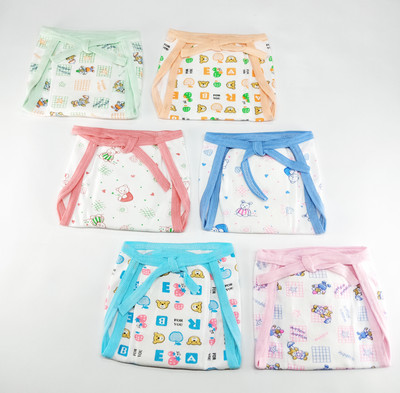 

Aayat Kids Comfort Skin Friendly New Born  Size Multi-Colourful Printed Hosiery Cotton Cushion Paded Single Trap S6, Multicolor