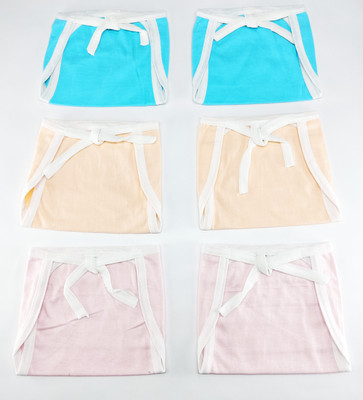 

Aayat Kids Skin Friendly New Born Small Size Multi-Colourful Plain Hosiery Cotton Single Trap S4 - S(6 Pieces)