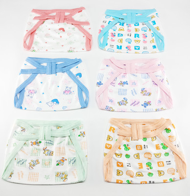 

Aayat Kids Skin Friendly New Born Small Size Multi-Colourful Printed Hosiery Cotton Double Trap S10 - S(6 Pieces)