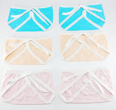 

Aayat Kids Comfort Skin Friendly New Born  Size Multi-Colourful Plain Triangle Hosiery Cotton Single Trap S1, Multicolor