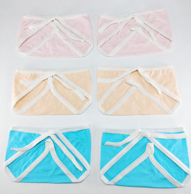 

Aayat Kids Comfort Skin Friendly New Born  Size Multi-Colourful Plain Triangle Hosiery Cotton Single Trap S3, Multicolor