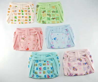 

Aayat Kids Skin Friendly New Born Small Size Multi-Colourful Printed Hosiery Cotton Cushion Padded Double Trap S6 - S(6 Pieces)