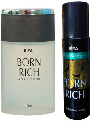 

Riya Born Rich Spray 150ML With Apparel Eau de Parfum - 100 ml(For Men & Women)