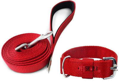Furious3D Dog Collar & Leash(, RED