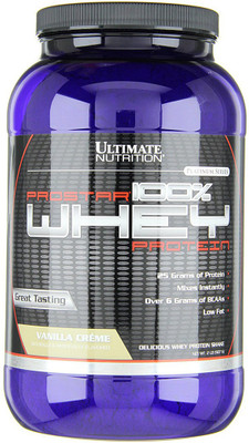 

Ultimate Nutrition Prostar 100% Whey Protein(907 g, Vanilla Cream)